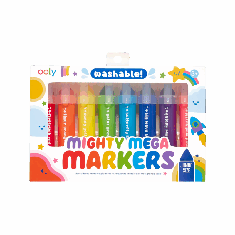 Marcadores Lavables Gigantes Mighty Markets
