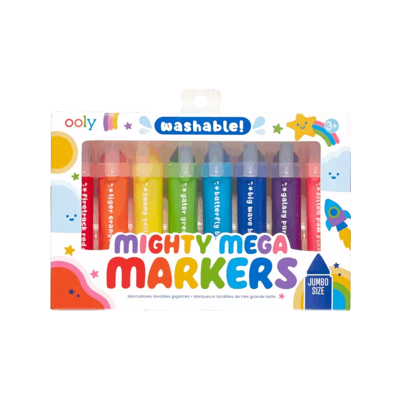 Marcadores Lavables Gigantes Mighty Markets