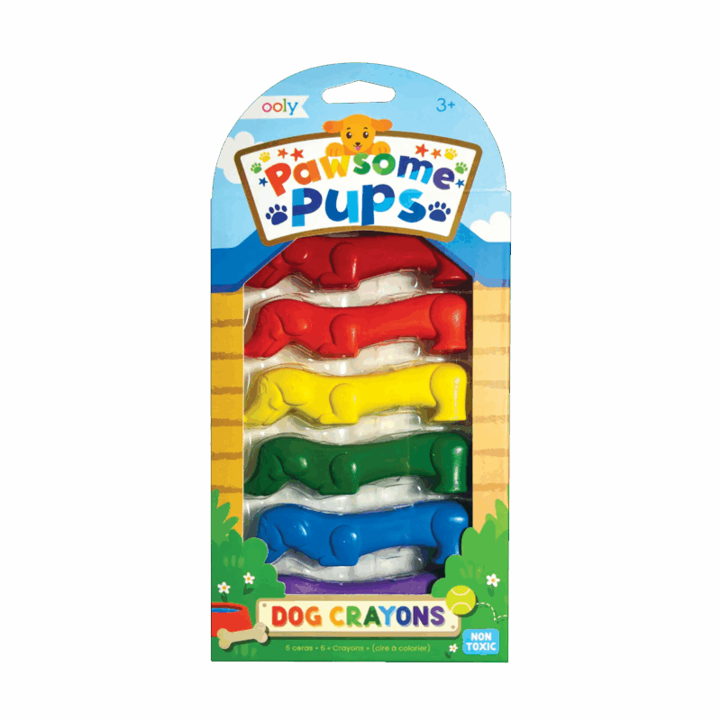 Crayones Pawsome Pups – Set de 6