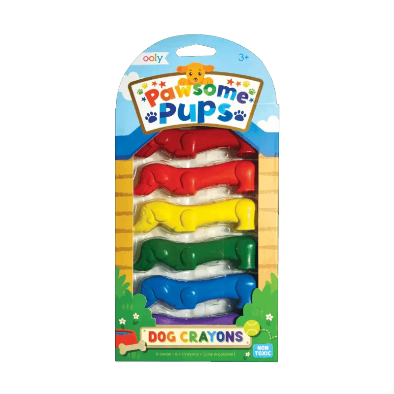 Crayones Pawsome Pups – Set de 6