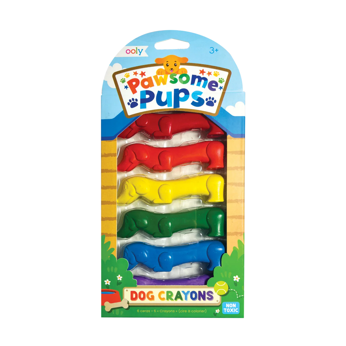 Crayones Pawsome Pups – Set de 6