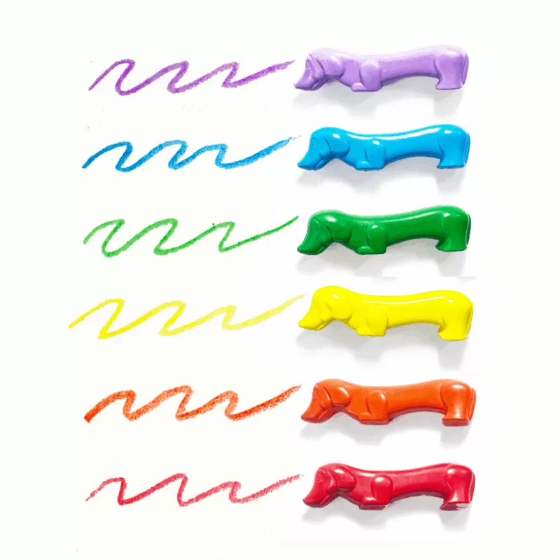 Crayones Pawsome Pups – Set de 6 Crayones Pawsome Pups – Set de 6