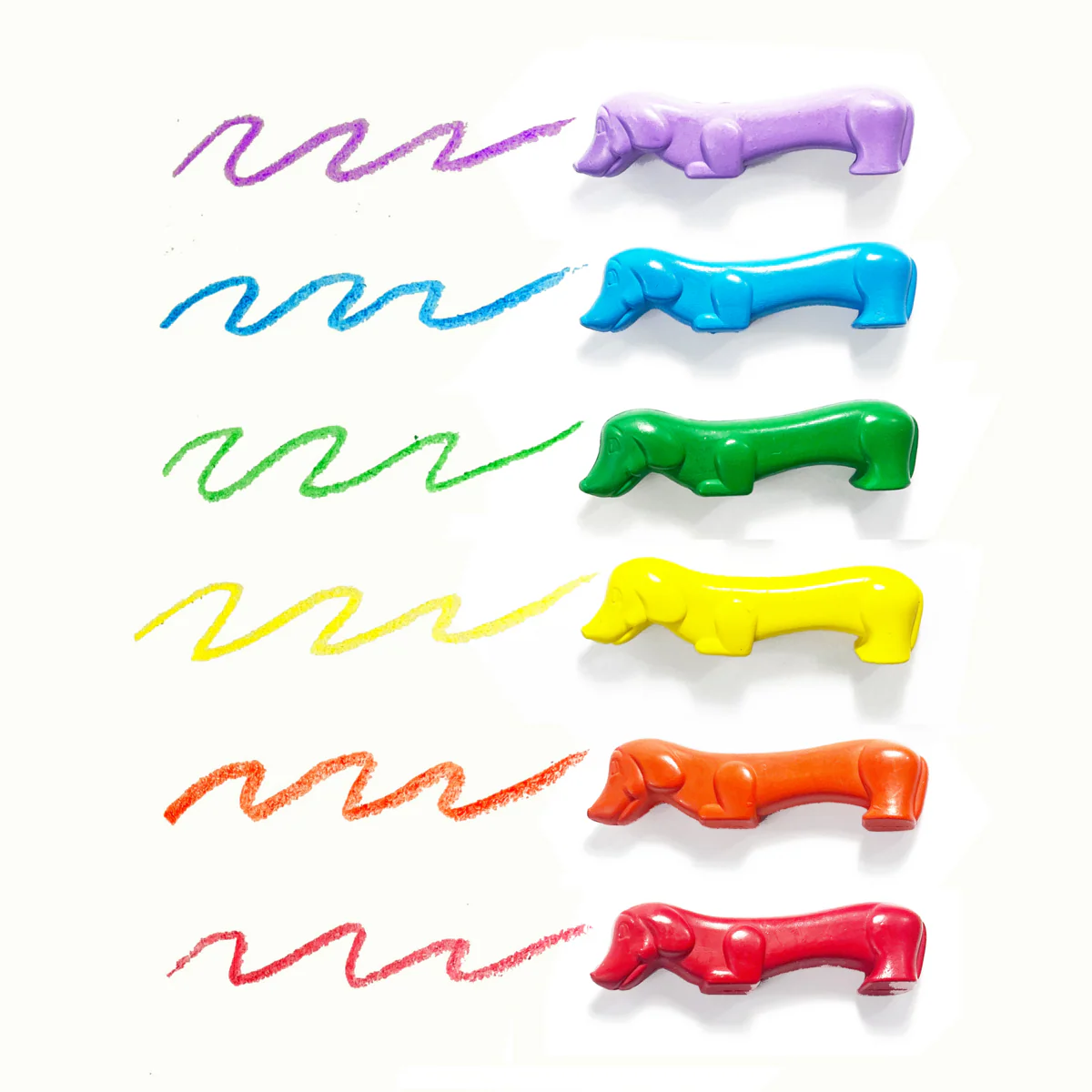 Crayones Pawsome Pups – Set de 6