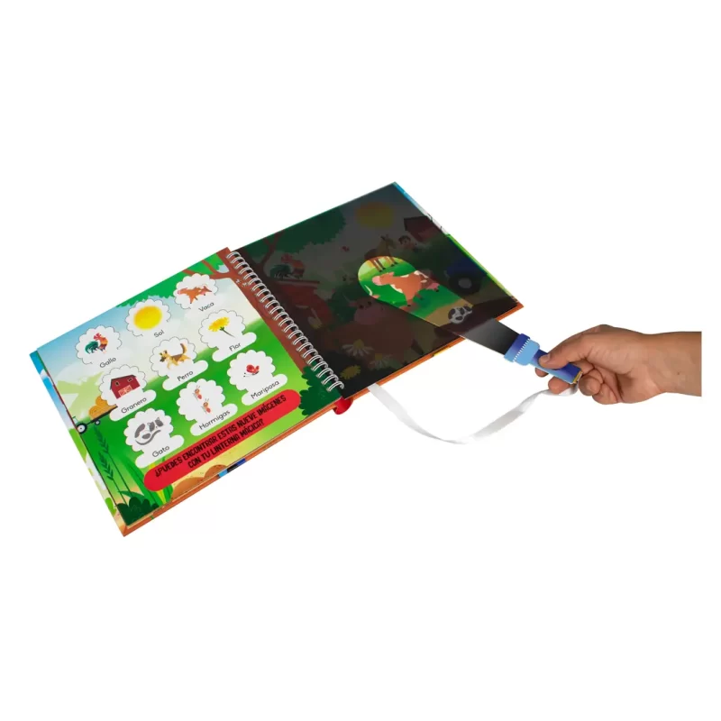 Libro Infantil Interactivo Alumbra y Descubre: La Granja - AMS