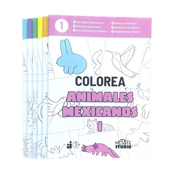 COLOREA 1 - ANIMALES MEXICANOS I
