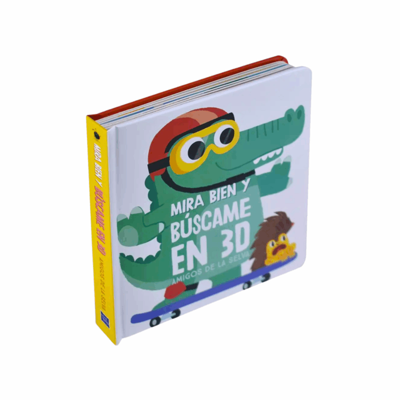 LIBRO MIRA BIEN Y BUSCAME EN 3D: AMIGOS DE LA SELVA - AMS