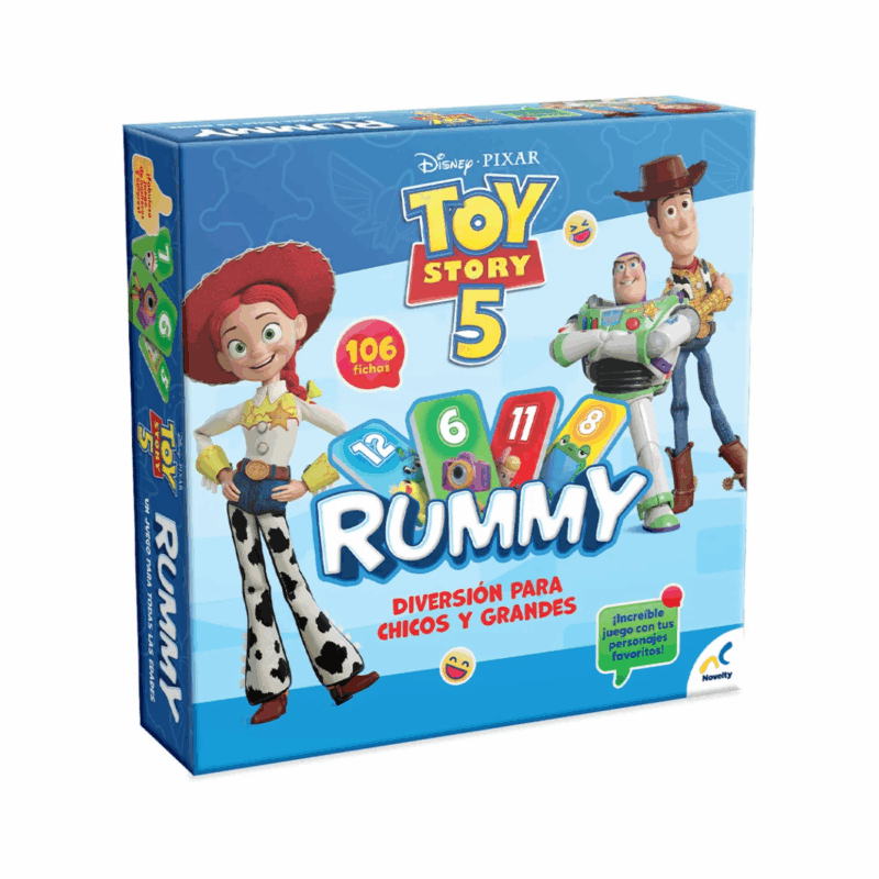 Juego de Mesa Rummy Toy Story 5 - Novelty