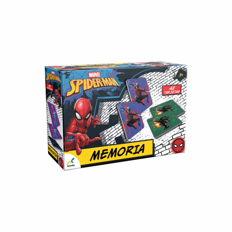 Memoria Spiderman Infantil 42 Tarjetas - Novelty