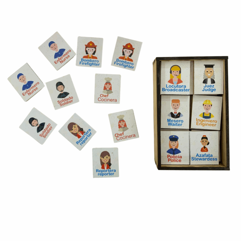 Memoria Bilingüe Profesiones Y Oficios – Madera