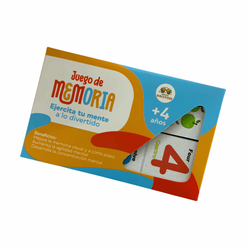 Memoria Bilingüe Numeros Del 1 Al 20 – Madera