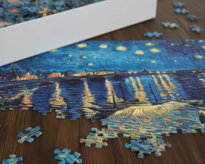 Rompe. Van Gogh Noche Estrellada Sobre El Ródano 1000 PZ - Eurographics
