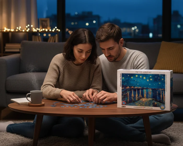 Rompe. Van Gogh Noche Estrellada Sobre El Ródano 1000 PZ - Eurographics