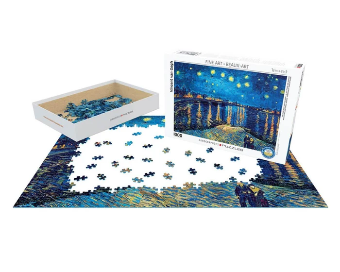 Rompe. Van Gogh Noche Estrellada Sobre El Ródano 1000 PZ - EurographicsRompe. Van Gogh Noche Estrellada Sobre El Ródano 1000 PZ - Eurographics