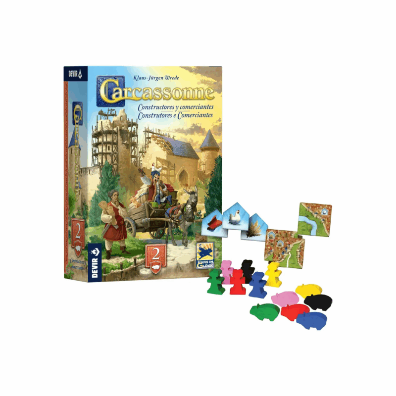 Carcassonne Construcciones Y Comerciantes - DEVIR