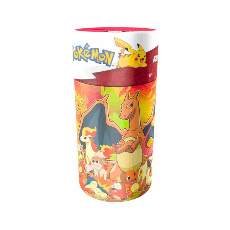 Rompe Pokemon Metalizado Cilindro 100 Pz - Novelty