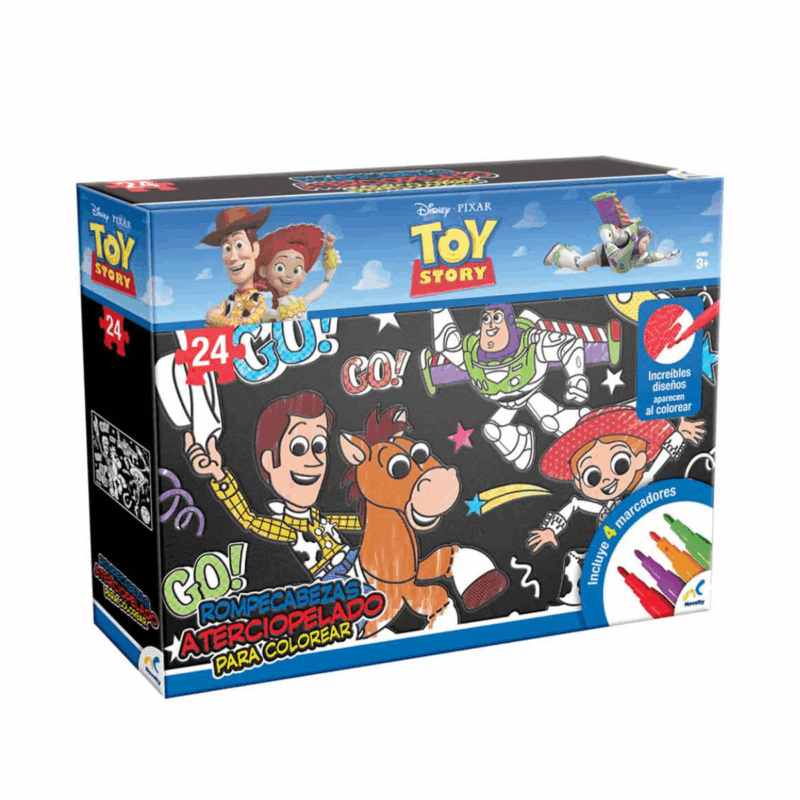 Rompe. Aterciopelado para Colorear Toy Story 24 PZ - Novelty