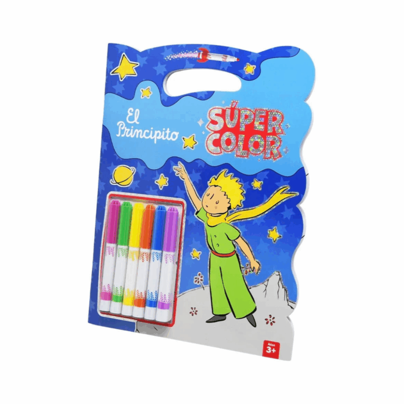 Libro para Colorear El principito Con Marcadores - Novelty