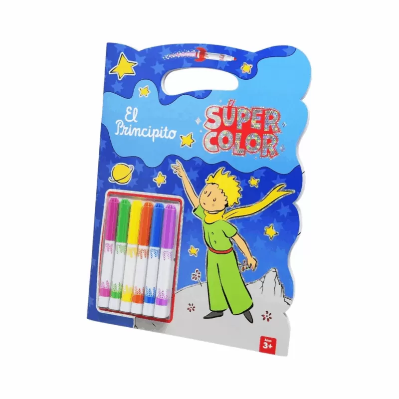 Libro para Colorear El principito Con Marcadores - Novelty