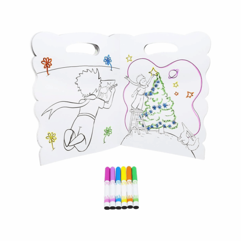 Libro para Colorear El principito Con Marcadores - Novelty