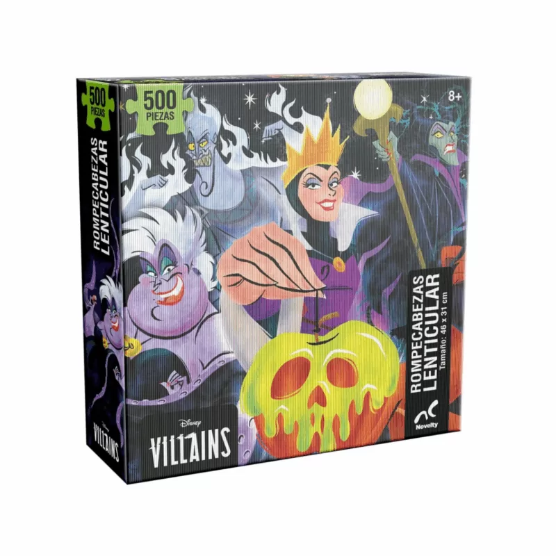 Rompe. Villanos Lenticular Grande 500 Pz - Novelty
