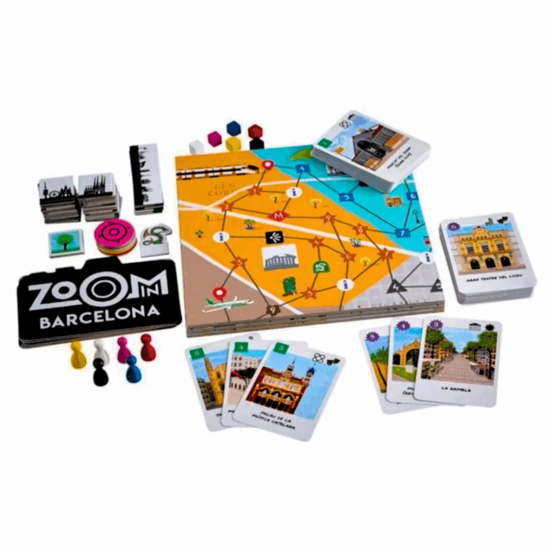 Juego de Mesa Zoom In Barcelona - Blue Orange
