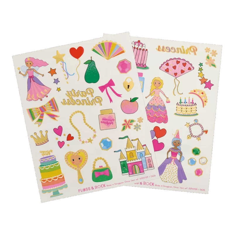 Tatuajes Temporales Princesas - Floss & Rock
