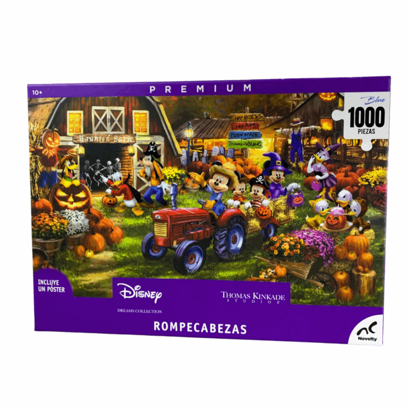 Rompe. Premium MICKEY GRANJA HALLOWEEN 1000 Pz Coleccionable - Novelty