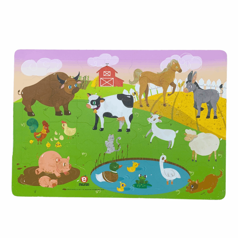 Rompecabezas Didactico 42 Piezas La Granja