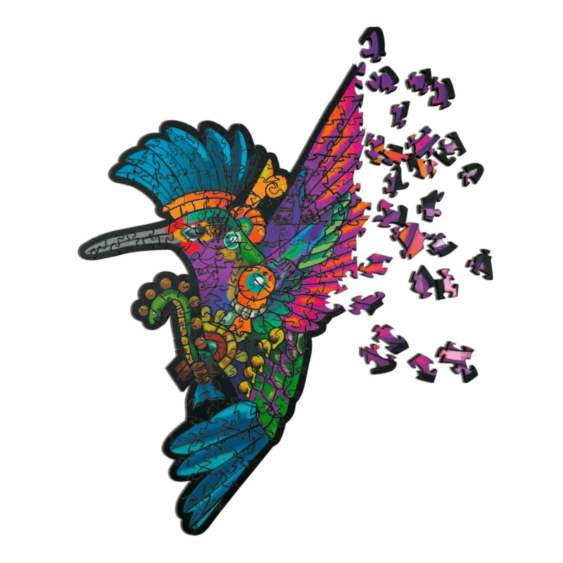 Rompecabezas Colibri Madera Arte Folk 150 Piezas - Evaflex