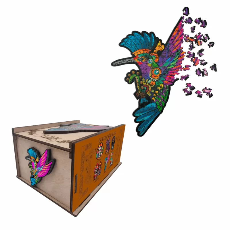 Rompecabezas Colibri Madera Arte Folk 150 Piezas - Evaflex
