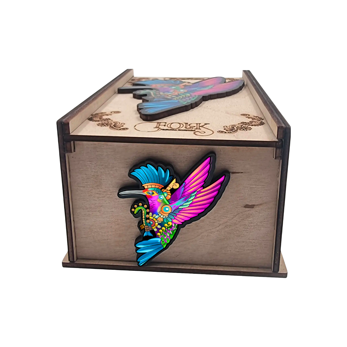 Rompecabezas Colibri Madera Arte Folk 150 Piezas - Evaflex
