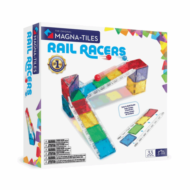 MAGNA-TILES Rail Racers Set 33 Pzas