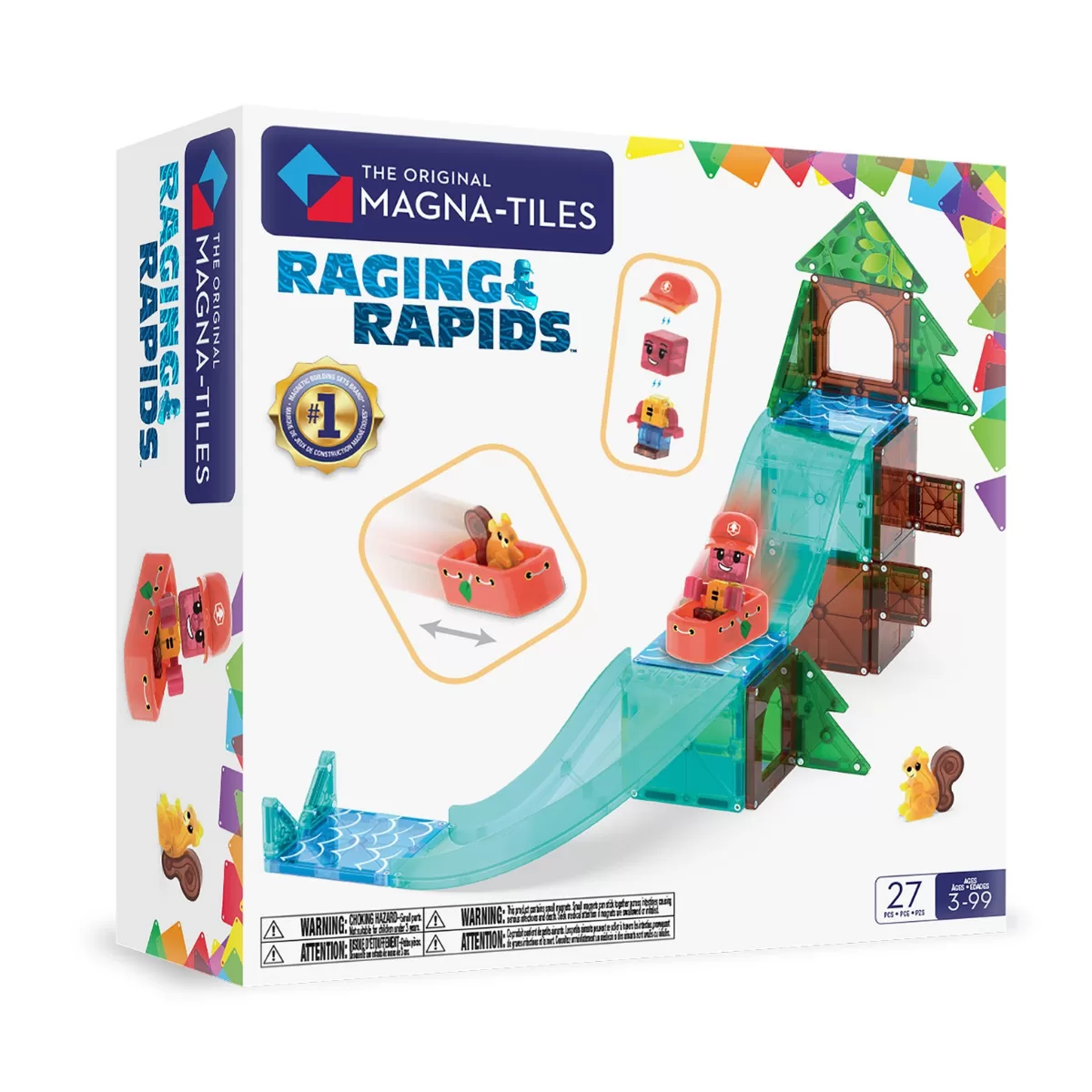 MAGNA-TILES Raging Rapids Set 27 Pzas