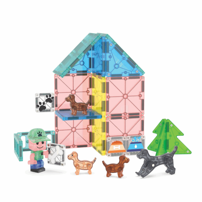 MAGNA-TILES Puppy Park 27 Pzas