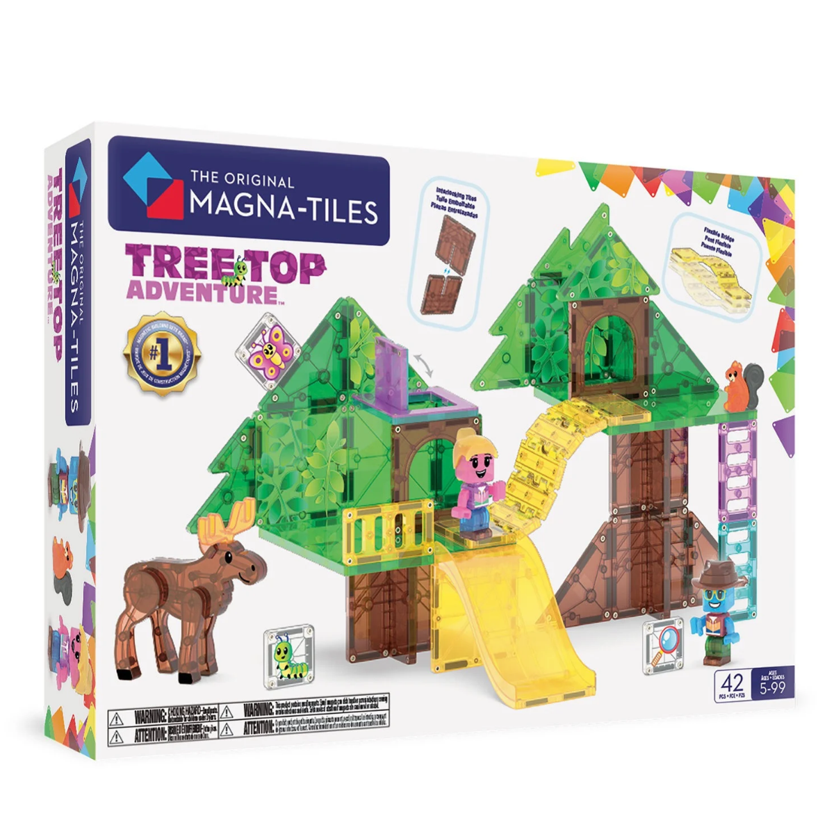 MAGNA-TILES Treetop Adventure Set 42 Pzas