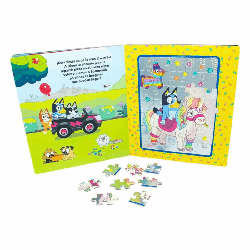 Libro Bluey de Actividades y Rompecabezas - NOVELTY