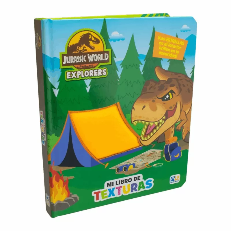 Libro De Texturas Jurassic World Explorers - NOVELTY