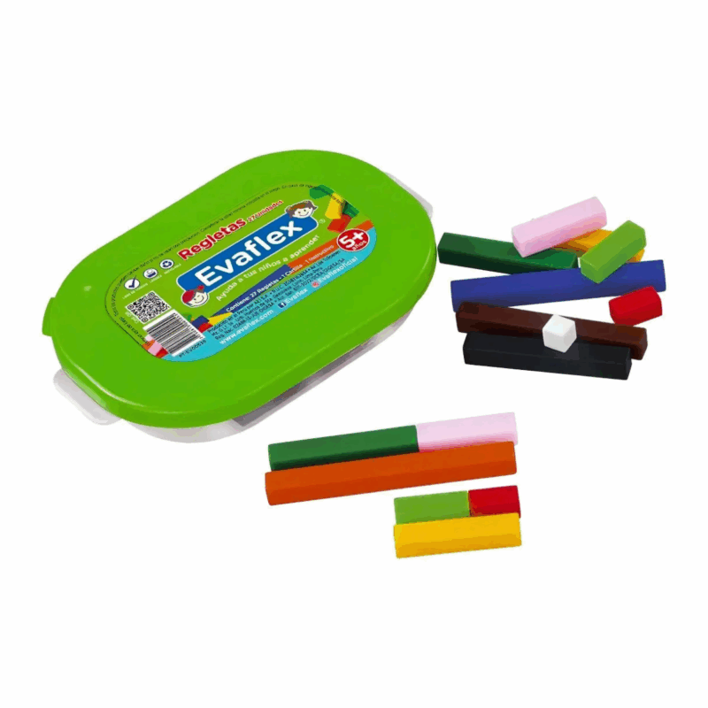 Regletas Cuisenaire 27 Piezas - Evaflex