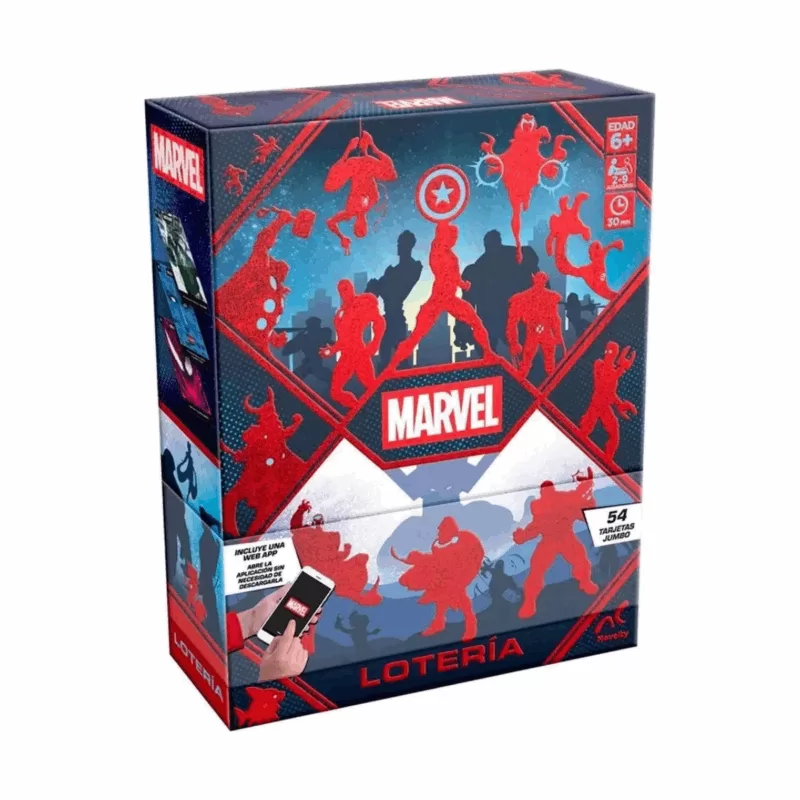 Juego De Mesa Lotería Marvel - Novelty
