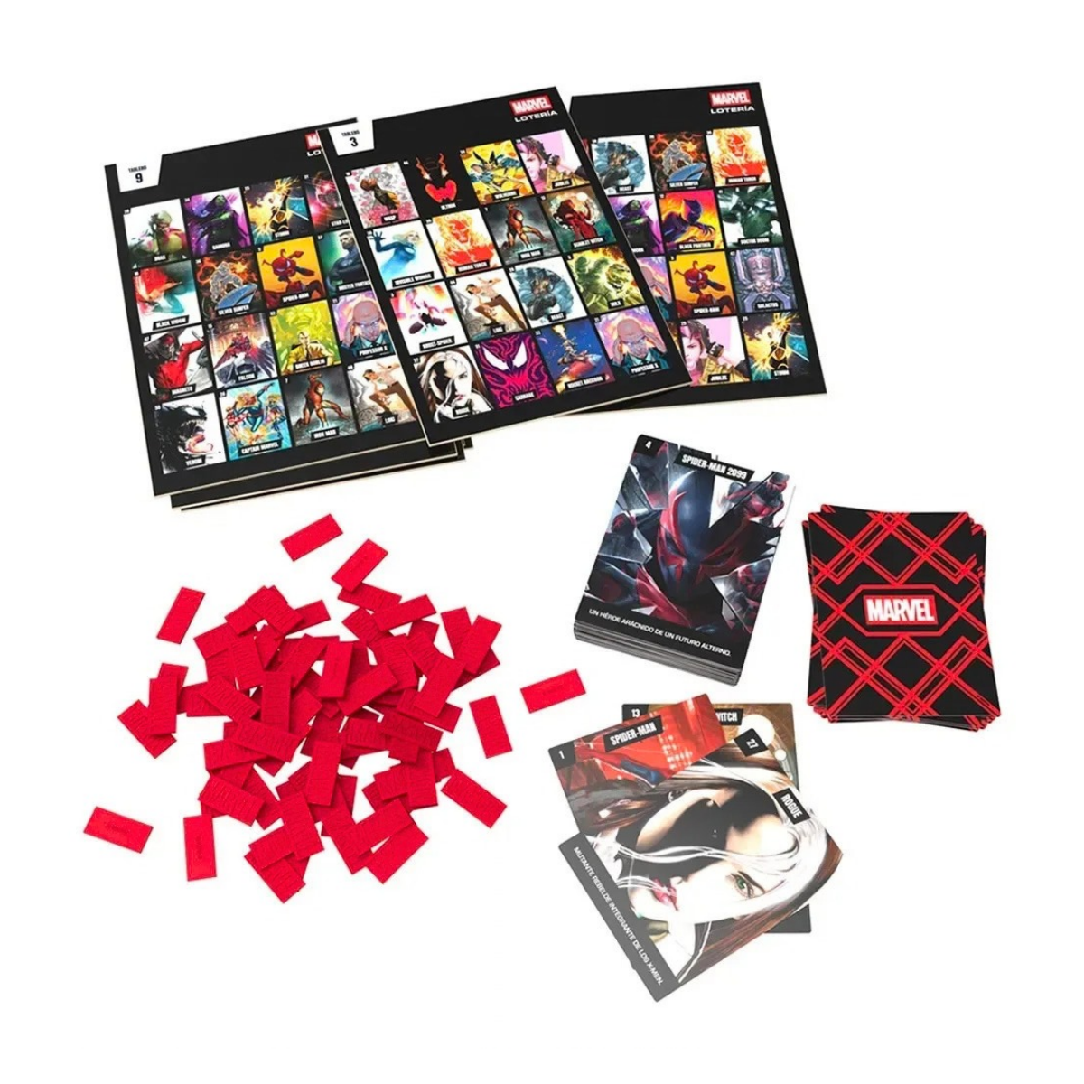 Juego De Mesa Lotería Marvel - Novelty