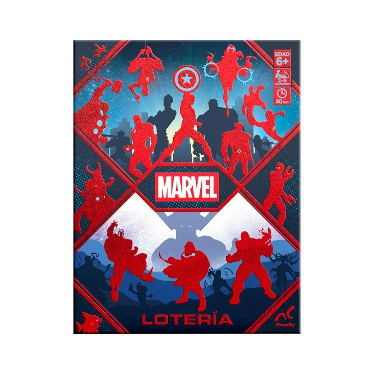 Juego De Mesa Lotería Marvel - Novelty