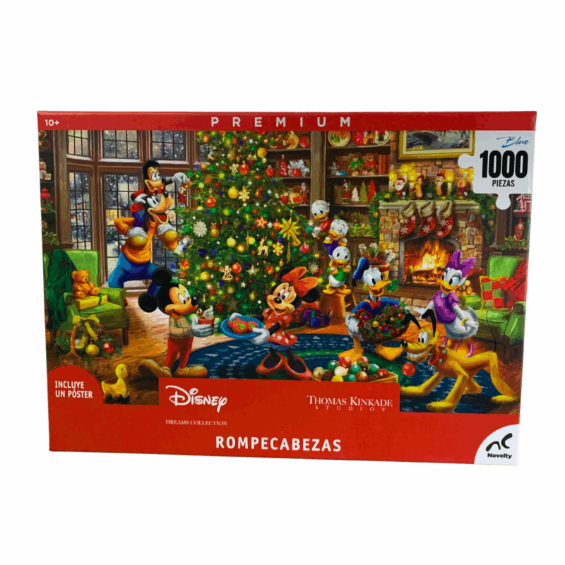 Rompe. Premium MICKEY Y LA NAVIDAD 1000 Pz Coleccionable – Novelty