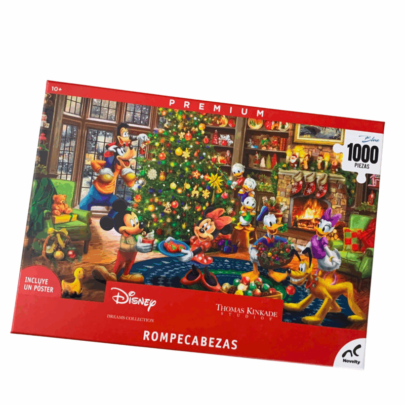Rompe. Premium MICKEY Y LA NAVIDAD 1000 Pz Coleccionable – Novelty