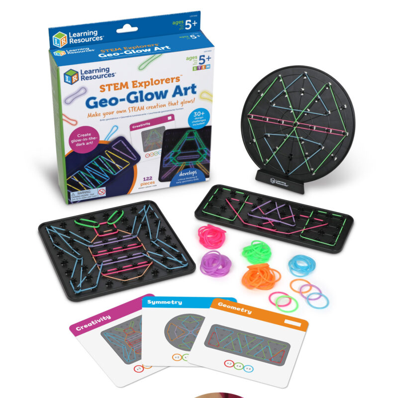 STEM Explorers: Tableros de Arte Geometrico Luminoso - Learning Resources
