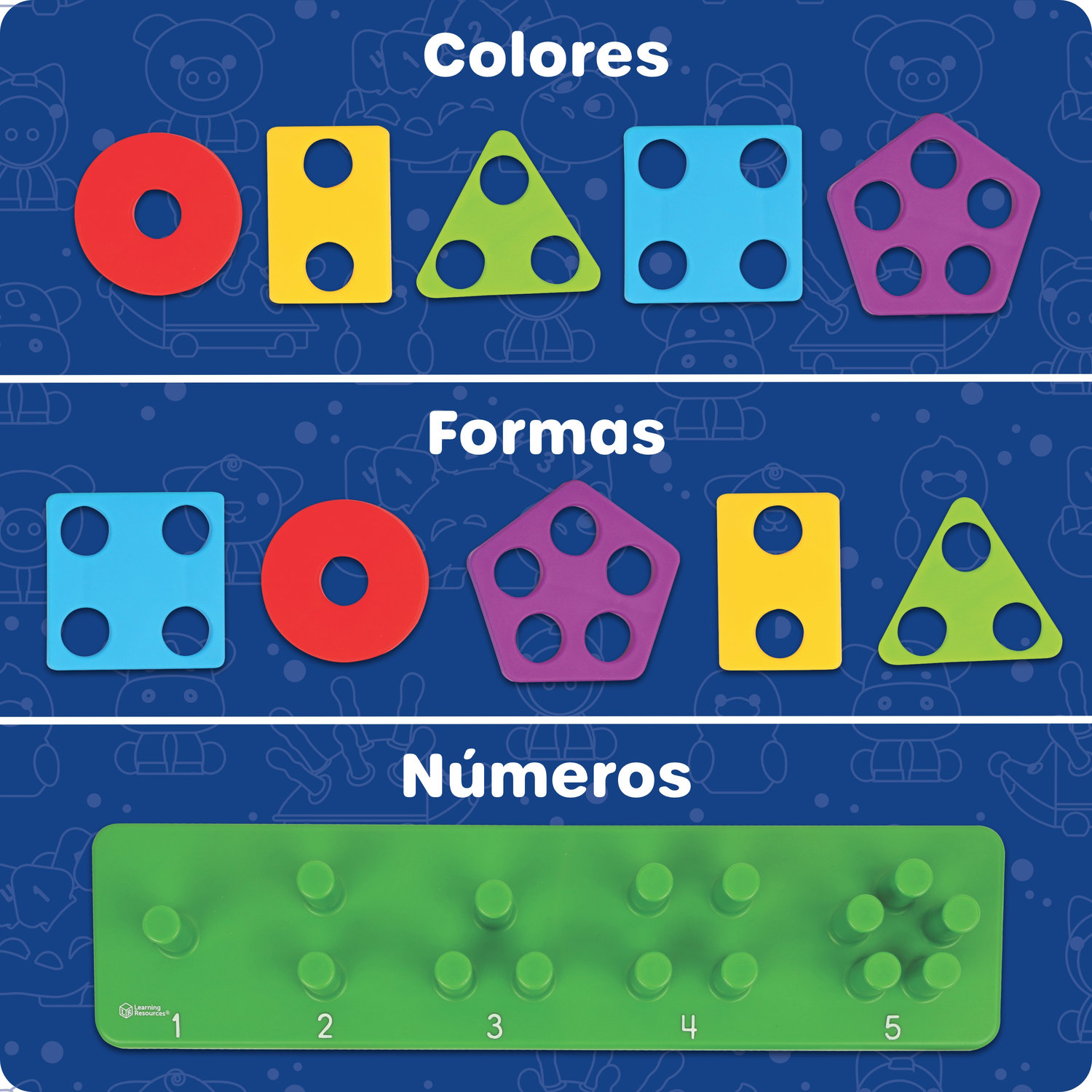 Jardín de Figuras Apilables - Learning Resources