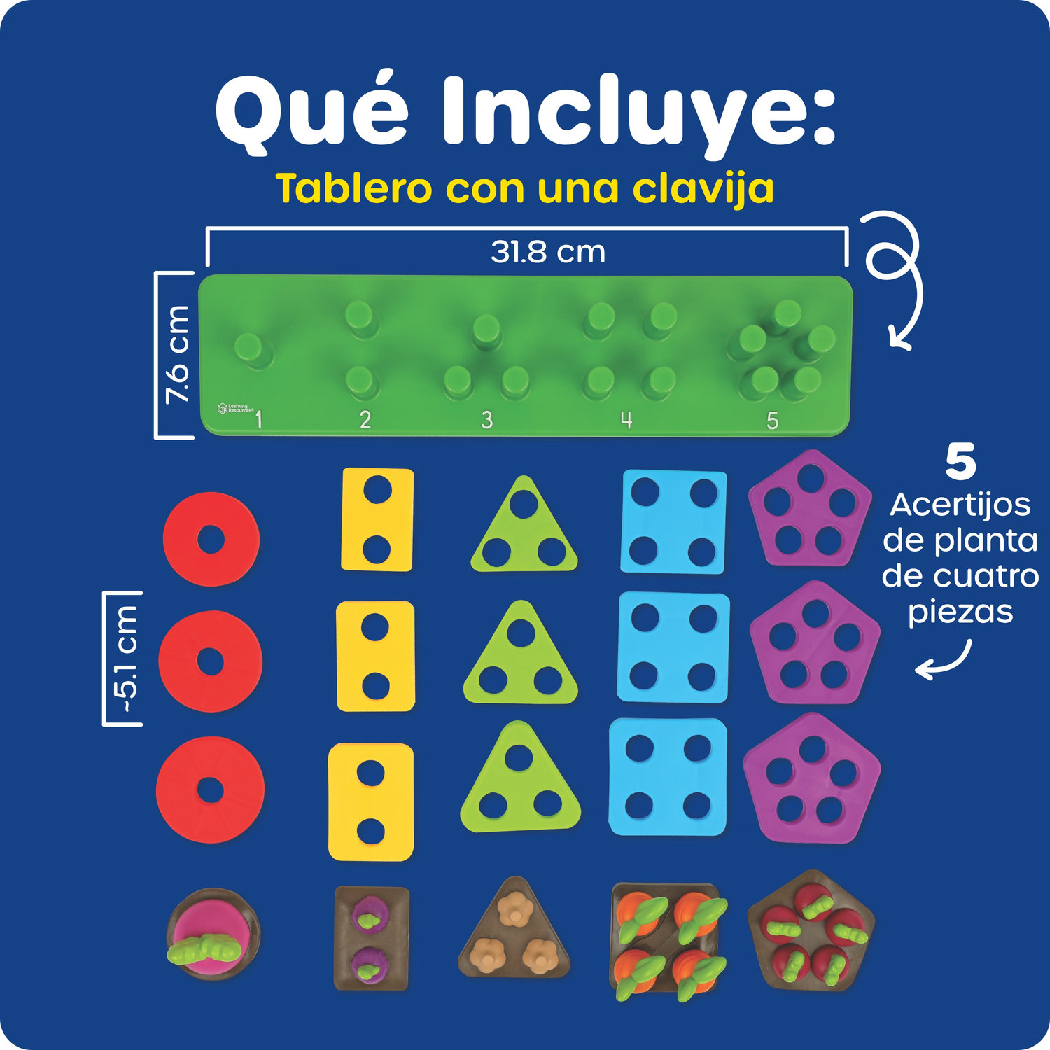 Jardín de Figuras Apilables - Learning Resources
